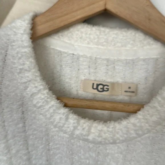 NWT UGG Riz top rib sweater medium white - Picture 2 of 6